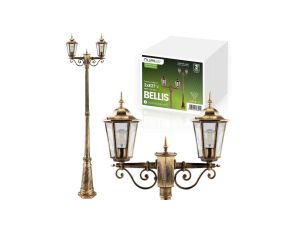 Lampa Ogrodowa Stojąca LED Słupek 200cm E27 Latarnia Zewnętrzna Dekoracyjna BELLIS LUMILED