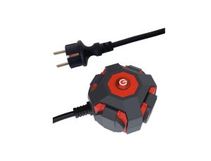 Przedłużacz warsztatowy kostka Outdoor Heavy Duty Power Globe IP44 H07RN-F 3G1,5 mm2, 1,4 m 34103
