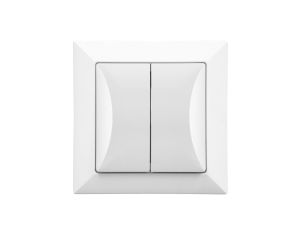 Łącznik podtynkowy świecznikowy, Pola biały, 33022