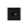 Gniazdo podtynkowe typu F + gn. RJ-45 Pola czarny, 33205