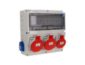 Rozdzielnica 2x5x32A 5x16A 2x3x16A INA=32A IP54 SB-147505-S0050-54