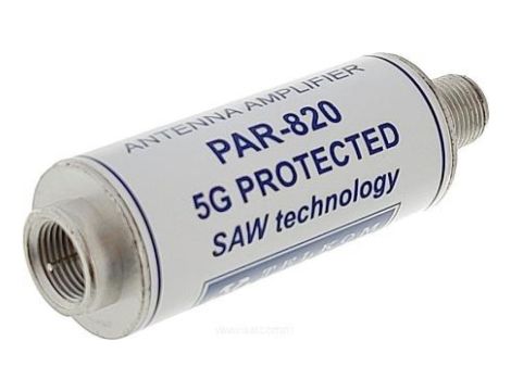 Przedwzmacniacz antenowy rurkowy Telkom-Telmor PAR 820 5G Protected