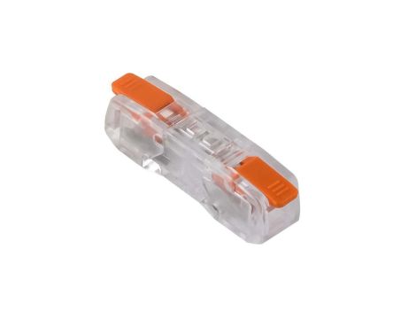Szybkozłączka z dźwignią przelotowa 2x 0,2-2,5mm2 przezroczysta E.4194/1 /100szt./