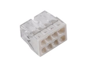 Szybkozłączka 8x 2,5mm2 biała E.4184T /50szt./
