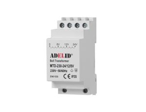 Transformator dzwonkowy modułowy MTD-230-24/12/8V