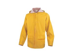 Bluza przeciwdeszczowa z poliestru powlekanego na zewnątrz poliuretanem, kolor Żółty, rozmiar: 3XL, 900VESJA3X