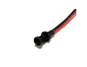 Lampka LED czerwona 12-24V AC/DC (klosz 3mm)