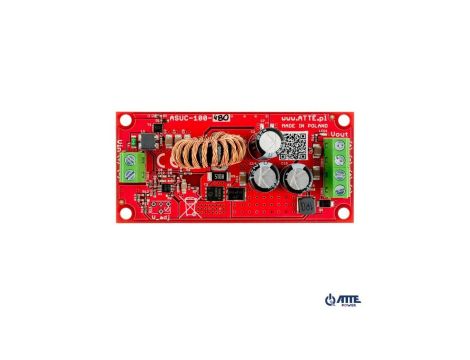 PRZETWORNICA DC/DC ATTE ASUC-100-480-OF MODUŁ DC/DC Vin 10...30VDC, Vout 48VDC, Pout 100W