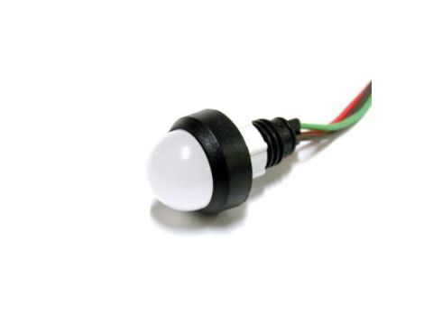 Lampka LED zielono-czerwona 12-24V AC/DC (klosz 20mm)