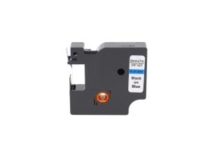 Taśma D1 40916 do drukarki DYMO 9mm 7m niebieska taśma czarny nadruk