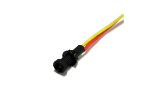 Lampka LED żółta 12-24V AC/DC (klosz 3mm)