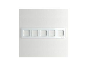 SINUM FG-05 Szklana ramka kolor biały