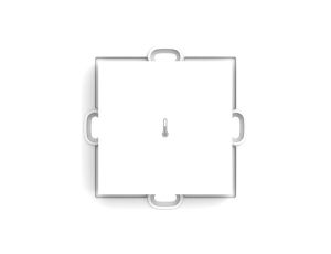 SINUM FC-S1P Czujnik temperatury kolor biały