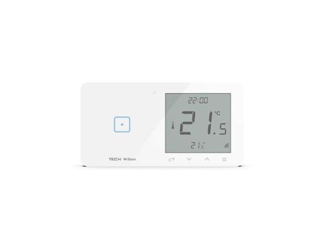 SINUM WSR-01m L Regulator pokojowy + włącznik jednopolowy lewy kolor biały