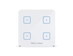 SINUM WS-04 Włącznik czteropolowy kolor biały