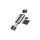 Czytnik Ugreen CM185 50706 do kart SD / micro SD na USB-A 3.0 / USB-C 3.0 - szary