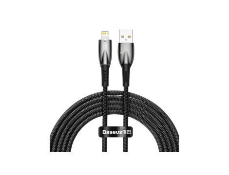 Baseus Glimmer Series kabel USB-A - Lightning 480Mb/s 2.4A 2m czarny