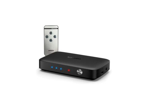 Ugreen przełącznik rozdzielacz splitter switch HDMI - 3x HDMI 4K 30Hz czarny (CM332 80125)