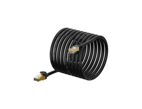 Baseus Speed Seven szybki kabel sieciowy RJ45 10Gbps 15m czarny (WKJS010801)