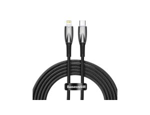 Kabel Baseus CADH000101 Lightning - USB-C PD 20W 480Mb/s 2m - czarny