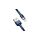 Kabel Baseus Cafule USB-A / Lightning 2.4A QC 3.0 1 m - niebiesko-złoty