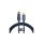 Kabel Baseus CATS000003 Lightning - USB-C 20W 480Mb/s 1m - niebieski