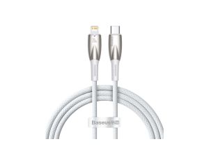 Kabel Baseus CADH000002 Lightning - USB-C PD 20W 480Mb/s 1m - biały