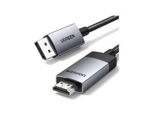 Kabel Ugreen DP119 25491 DisplayPort do HDMI 4K 60Hz 3m - szary