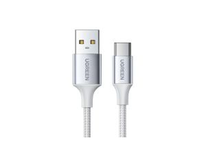 Kabel Ugreen US288 60130 USB-A / USB-C QC 3.0 3A 0.5m - biały