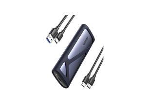 Kieszeń Ugreen CM400 90264 na dysk SSD M.2 z portem USB-C 3.2 - szara