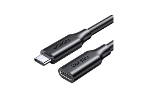 Kabel Ugreen 10387 USB-C - USB-C PD QC 4K 60Hz 100W 5A 10Gb/s 1m - czarny