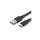 Kabel Ugreen US184 20884 USB-A 3.0 / USB-C 3A 2m - czarny