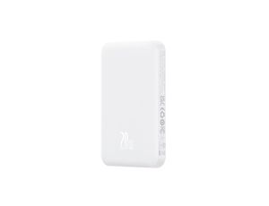 Mini powerbank Baseus 5000mAh 20W + kabel USB-C (20V/3A) - biały