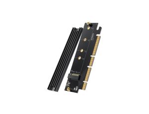 Karta rozszerzeń Ugreen CM465 PCIe 4.0 x4 do M.2 NVMe M-Key - czarna