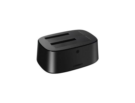 Stacja dokująca Ugreen CM198 50857 z USB 3.0 do dysków SATA 2.5 3.5 SSD HHD zasilacz EU - czarna