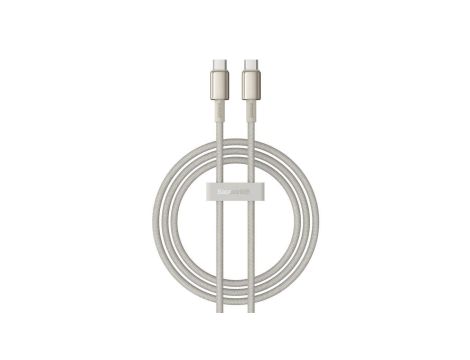 Kabel Baseus Tungsten Gold USB-C / USB-C 100W 1m - złoty