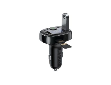 Transmiter Bluetooth / ładowarka do samochodu Baseus S-09A (Overseas Edition) - czarny