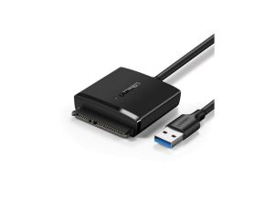 Ugreen adapter USB3.0 do dysku 2.5 / 3.5 SATA czarny (CM257)