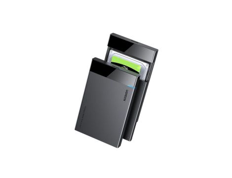 Ugreen adapter obudowa kieszeń na dysk SATA 2.5 6TB USB-C 3.0 czarny (US221)