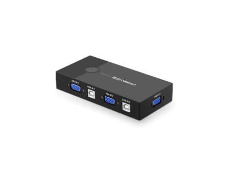 Przełącznik KVM Ugreen 30357 - czarny