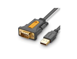 Ugreen kabel adapter USB-A - DB9 RS-232 1.5m szary (CR104)