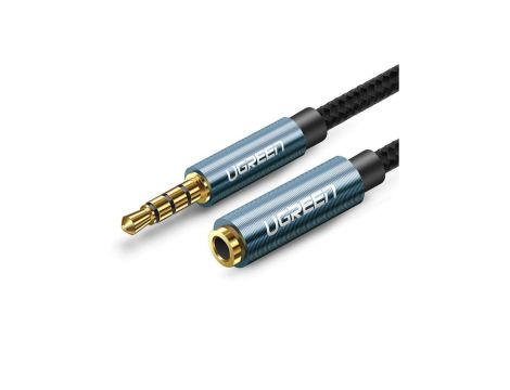 Ugreen adapter przejściówka mini jack 3,5mm 0,5m niebieski (AV118)