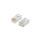 Wtyk teleinformatyczny RJ45 8P8C UTP kat.5 / kat. 5e) przezroczysty (NW110) /100szt.