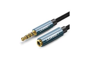 Ugreen kabel adapter przedłużacz AUX mini jack 3,5 mm 1,5m niebieski (AV118)