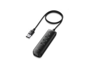 Ugreen rozdzielacz HUB USB Typ A - 4x USB 3.2 Gen 1 czarny (CM416 80657)