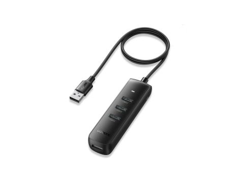 Ugreen rozdzielacz HUB USB Typ A - 4x USB 3.2 Gen 1 czarny (CM416 80657)