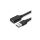 Ugreen przedłużka adapter USB 2.0 0,5m czarny (US103)