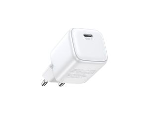Ładowarka Ugreen Nexode mini CD318 15324 sieciowa GaN 20W USB-C PD 3.0 / QC 4.0 - biała