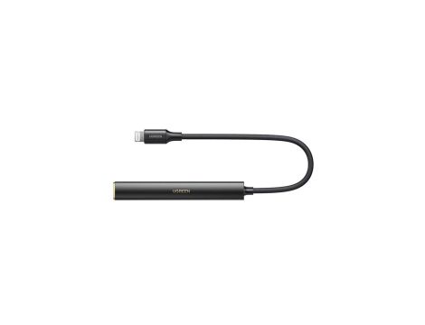 Wzmacniacz słuchawkowy DAC Ugreen CM545 ze złącza USB-C do mini jack 3.5 mm - czarny