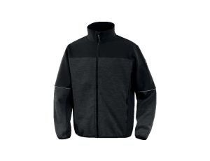 Bluza z siatki poliestrowej I tkaniny Softshell, kolor Szaro-Czarny, rozmiar: 3XL, BEAV2GR3X